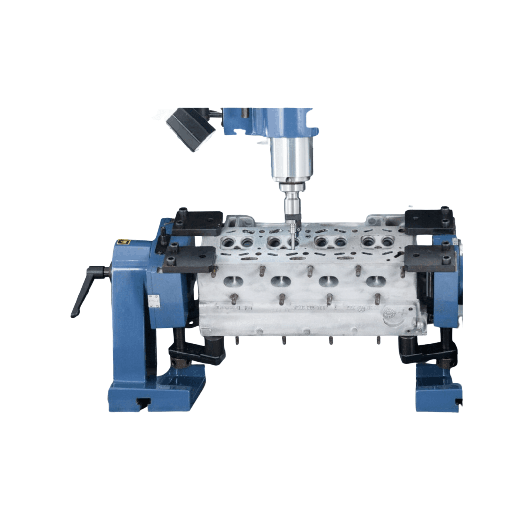 Máquina fresadora de sede de válvula para motos com colchão a ar